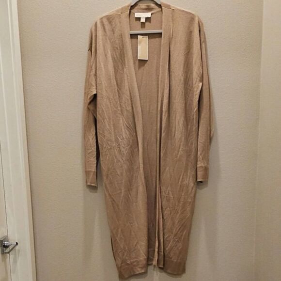 NWT Michael Kors Women's Long Cardigan  Size XL - Picture 1 of 7